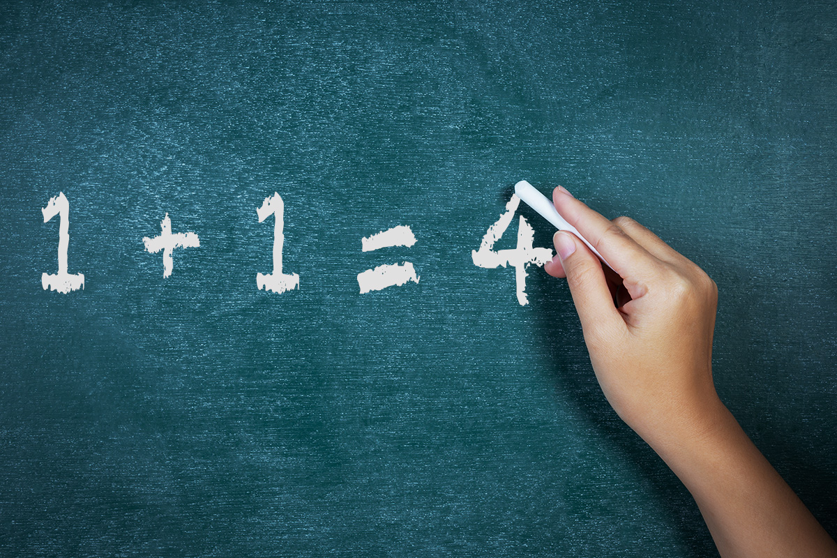 what is 1 2 plus 1 4 equal to